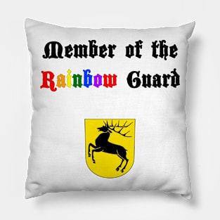 Member of the rainbow guard Pillow