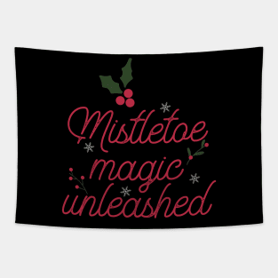 Mistletoe magic unleashed Tapestry