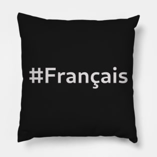 #Français Pillow