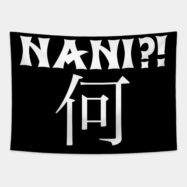 Nani What Funny Japanese Anime Manga Gift Tapestry by aneisha