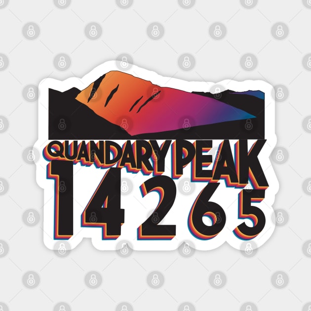 Quandary Peak Magnet by Eloquent Moxie