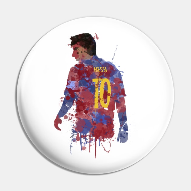 Lionel Messi - Barcelona Legend Pin by FootballArcade