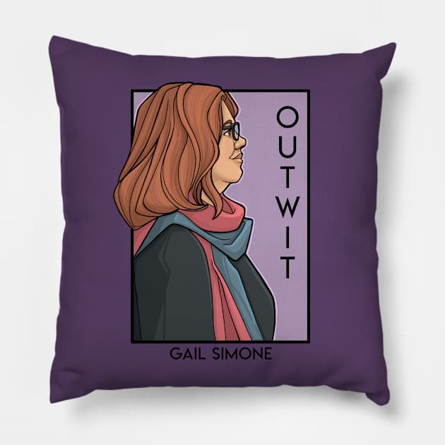 Outwit Pillow by KHallion