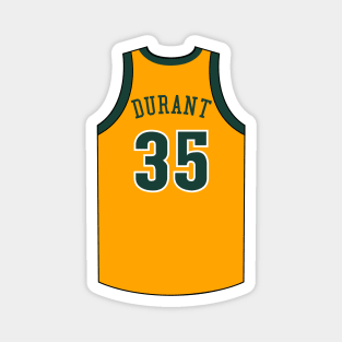 Kevin Durant Seattle Supersonics Jersey Qiangy Magnet