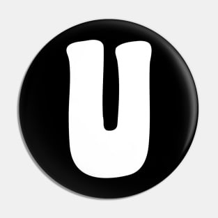 Letter U Pin