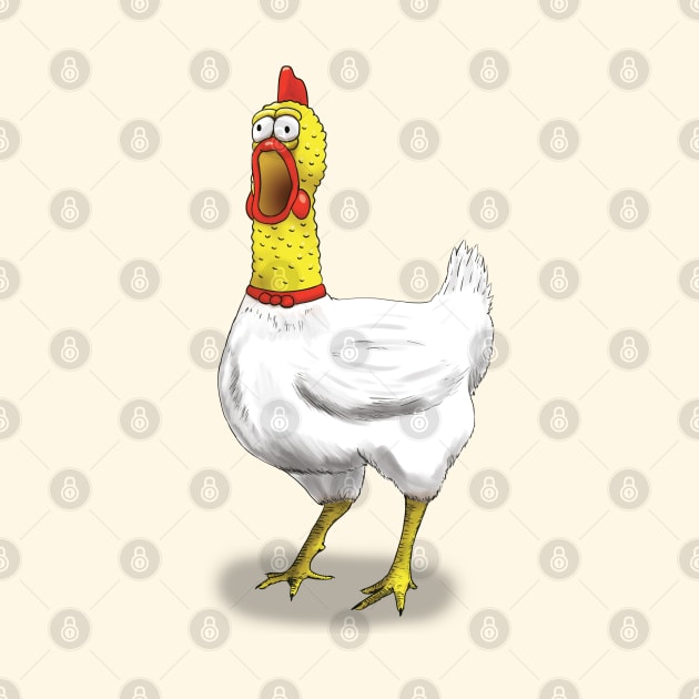 Rubber Headed Chicken by ThompsonTom Tees