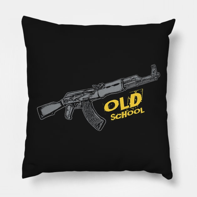 TACTICOOL OLD SCHOOL AK47 Pillow by Cataraga