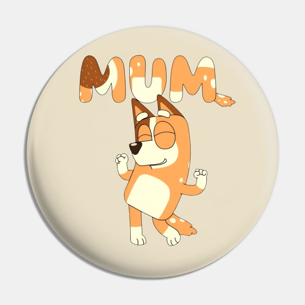 The Best MUM Pin by jersimage