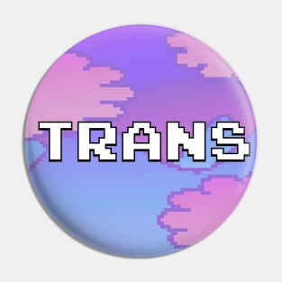 Trans - Lowfi Anime Aesthetic Pin