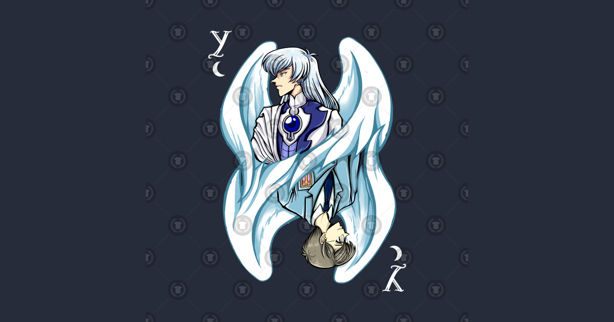 Yue and Yukito Poker Card - Cardcaptor Sakura - T-Shirt