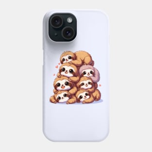 sloths stack Phone Case