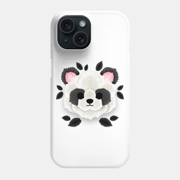 Panda of leaves Phone Case by NemiMakeit