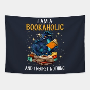 Dragon I Am A Bookaholic And I Regret Nothing Tapestry