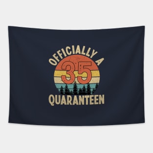 officially a quaranteen 35th birthday Tapestry