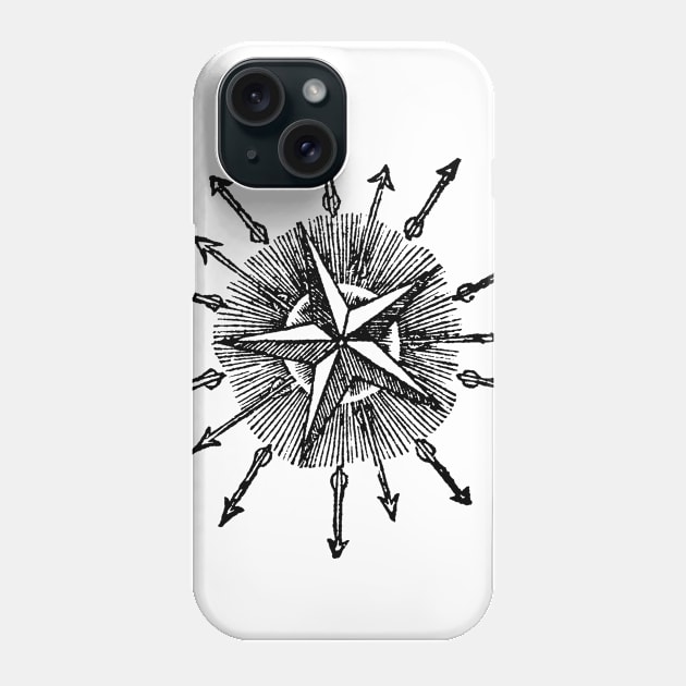 Star and Arrows Phone Case by Megatrip