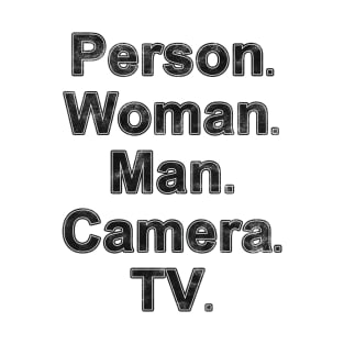 Person Woman Man Camera TV T-Shirt