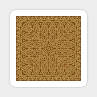 Bright square arabic ornate pattern Magnet