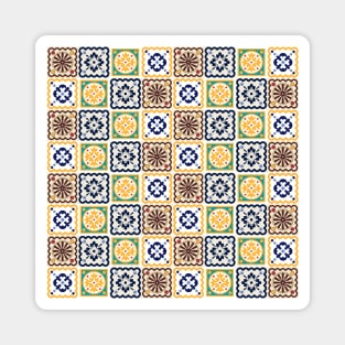 Assorted tiles pattern Magnet