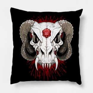 Dragon Skull D20 Pillow