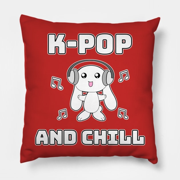 K-Pop and chill Pillow by LunaMay