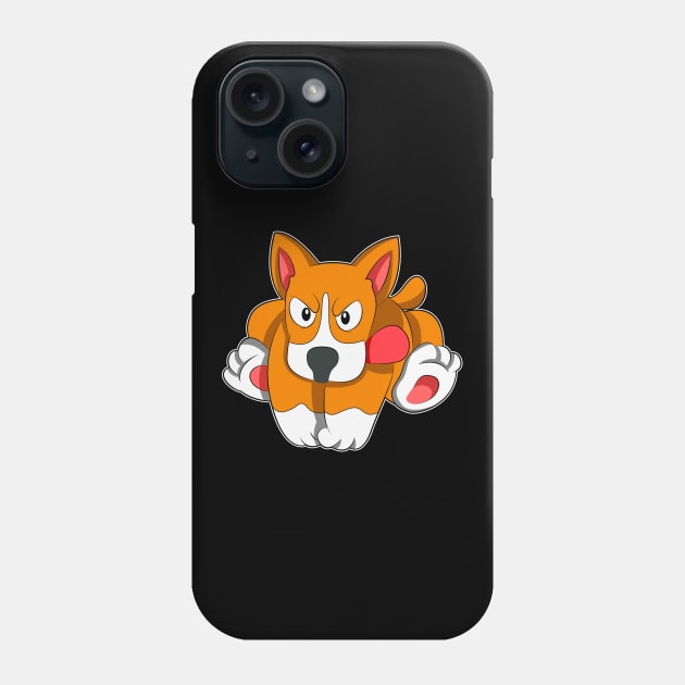 Dog at Running Phone Case by Markus Schnabel