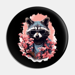 Cottagecore Kawaii Anime Raccoon Men Women Funny Raccoon Pin