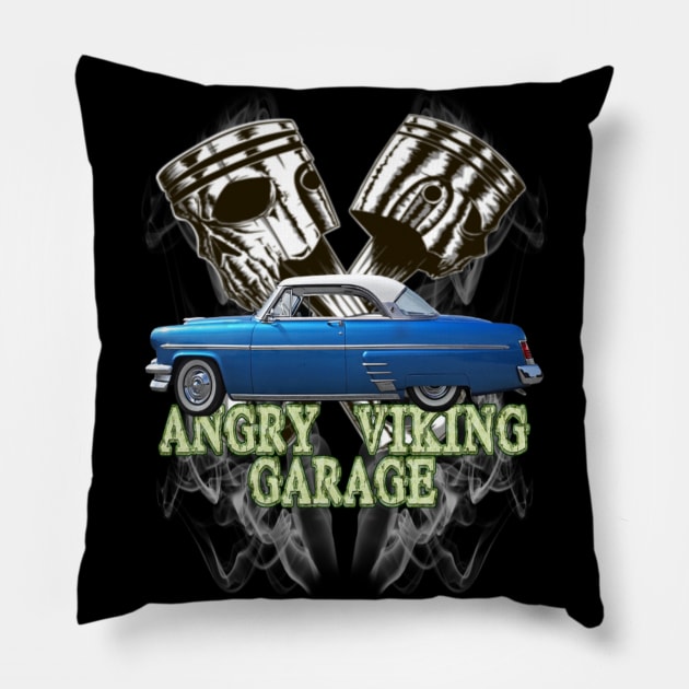 Angry Viking Garage Pillow by BIG DAWG APPAREL