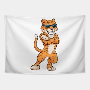 Cool tiger with sunglasses Tapestry