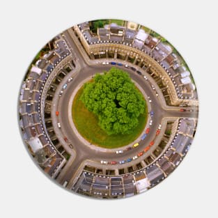 Bath,The Circus, From the air,,georgian architecture as you never saw it Pin