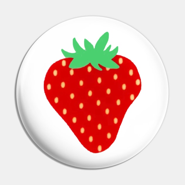 Strawberry Pin by Linds with Love