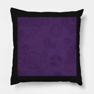 Gallifrey Pattern - Purple Pillow