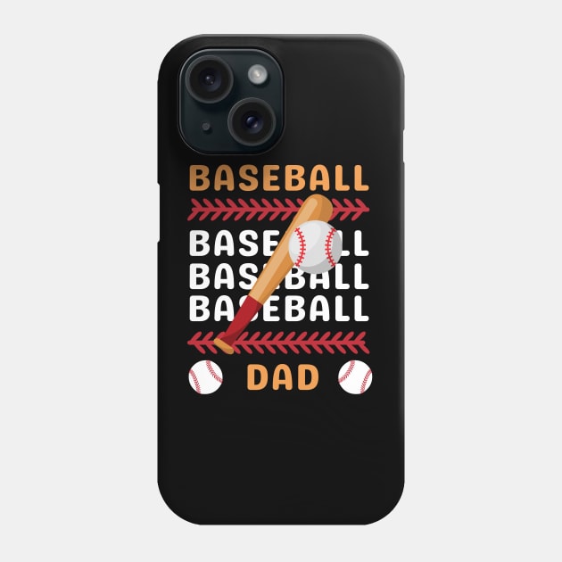 My Favorite Baseball Player Calls Me Dad Gift for Baseball Father daddy Phone Case by BoogieCreates