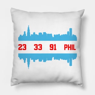Chicago (Bulls) Flag -- Jordan/Pippen/Rodman/Jackson Pillow