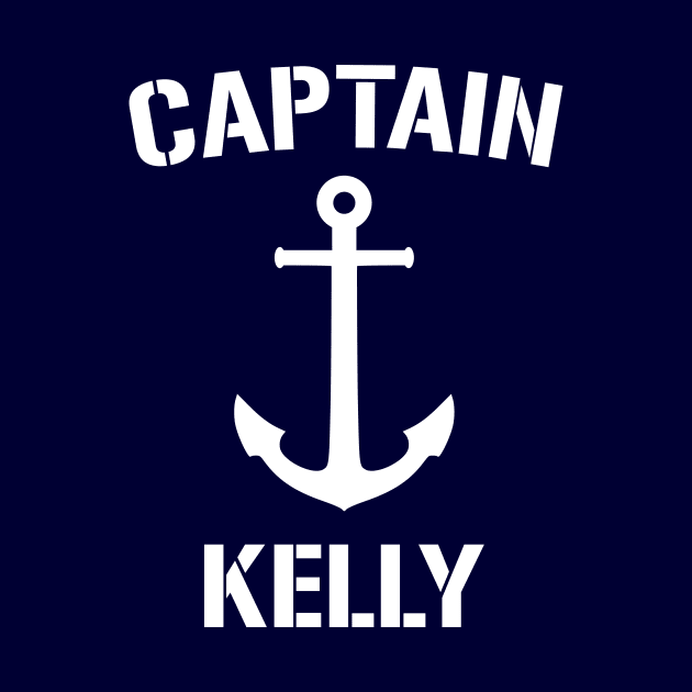 Nautical Captain Kelly Personalized Boat Anchor by Rewstudio