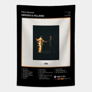 Metro Boomin - HEROES & VILLAINS Tracklist Album Tapestry