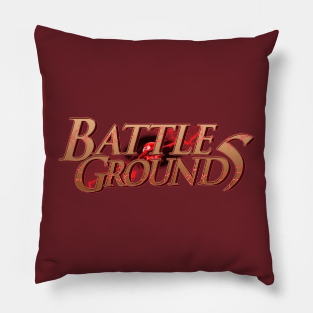 Battle Grounds Pillow by DoctorBadguy