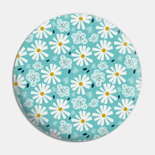 Scandinavian Spring Flowers Pin