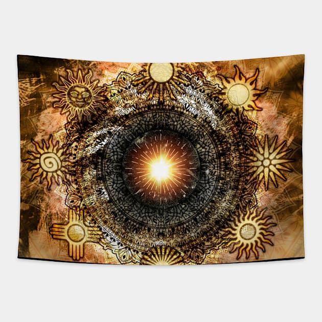 Sunshine Tapestry by MCAshe spiritual art 