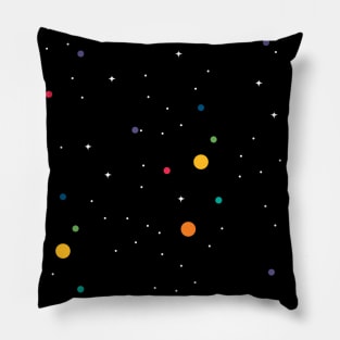 Rainbow Universe Pillow