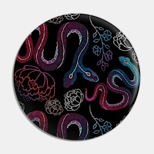 Threaded Serpent Garden Pin