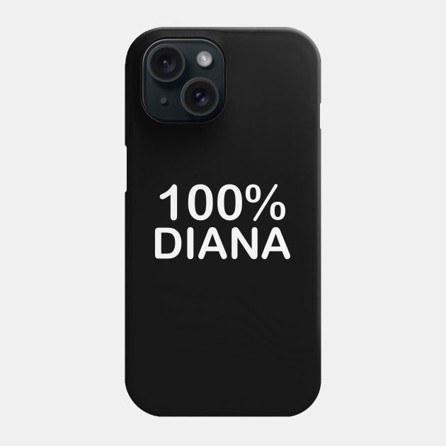 Diana name, mothers day gifts for mom from son funny. Phone Case by BlackCricketdesign