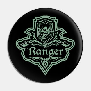 D&D Ranger 1 Color Emblem Pin