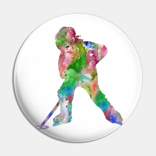 Ringette player Pin