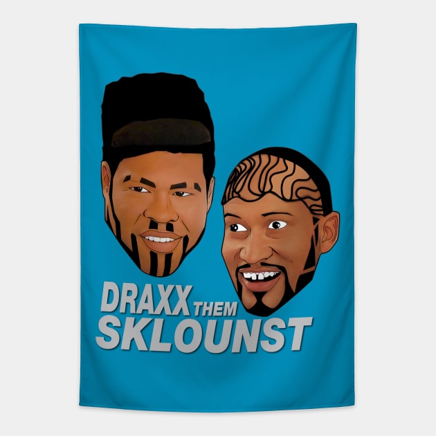 Key & Peele Draxx Them Sklounst Tapestry by CoolDojoBro