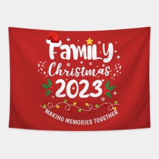 Family Christmas 2023 Making Memories Together Christmas Holiday Season Family Reunion Tapestry