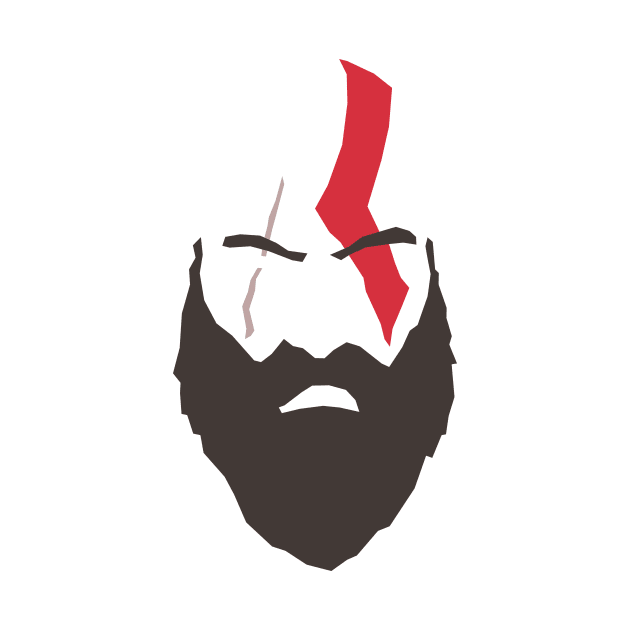 God of War - Kratos face by InfinityTone