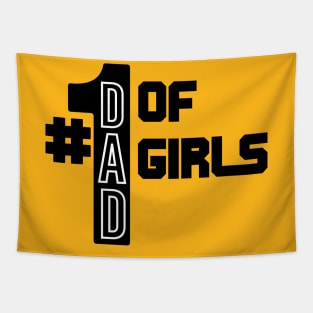 Dad Gift Dad of Girls Outnumbered T Shirt. Father Daughter Husband, Dad Tee, Dad Shirt, Grandpa Brother Son Step ; fathers day Tapestry