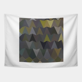 Feldgrau Gray Abstract Low Polygon Background Tapestry