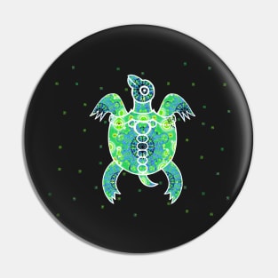 GREEK MARINE TURTLE Pin