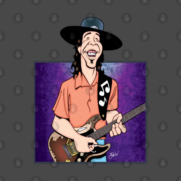 Stevie Ray Vaughan by Parisi Studios